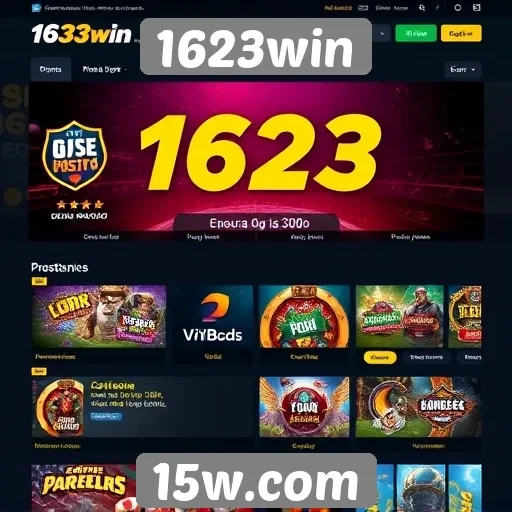 Novas funcionalidades do site 1623win em destaque